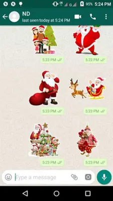 WAStickerApps-Merry Christmas android App screenshot 0