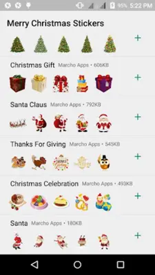 WAStickerApps-Merry Christmas android App screenshot 3